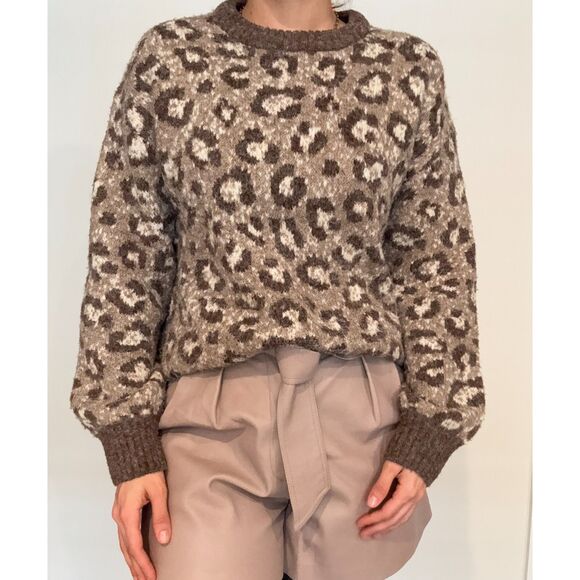 Cozy Leopard Print Sweater – Primark (XS, Oversized Fit) - Picture 3 of 5